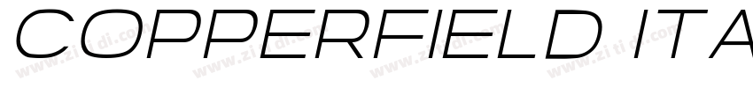 Copperfield Italic字体转换
